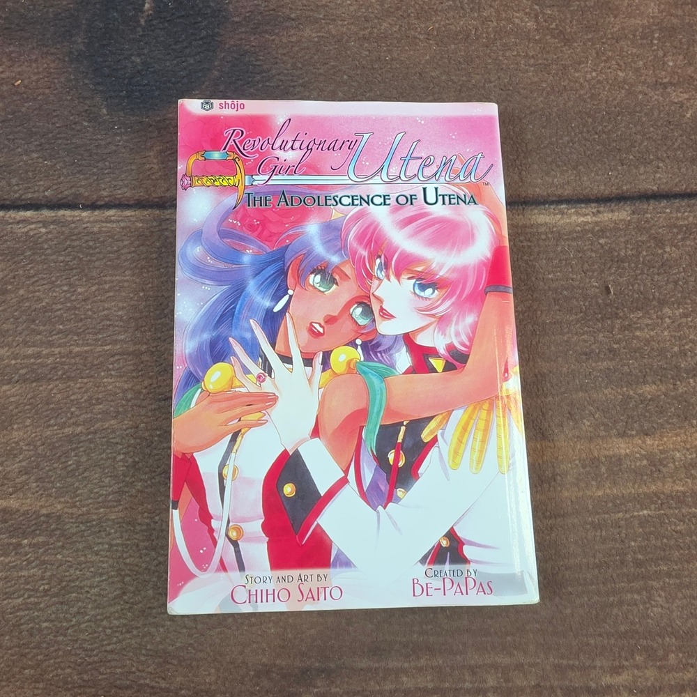 VIZ Revolutionary Girl Utena Manga Adolescence of Utena OS Pink Good Shojo Novel